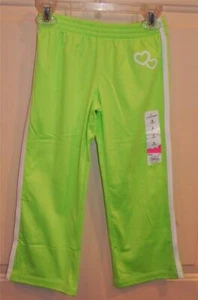 NWT - Girl's Neon Tricot Pants from Jumping Beans - Gecko Green - Sz 5 - Picture 1 of 1