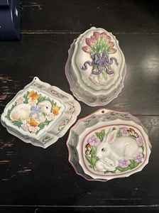 Le Cordon Bleu Franklin Mint Ceramic Mold Asparagus Bouquet Lamb Rabbit - Picture 1 of 8