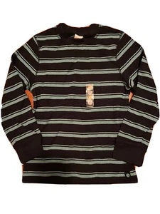 Gymboree Loch Ness Heroes blau gestreiftes Thermo-T-Shirt mit Öse Jungen 5T neu mit Etikett - Bild 1 von 2