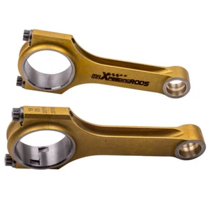 Titanized Connecting Rods Conrod for Fiat 500 Old Model 2 cylinder 5.118'' - Picture 1 of 9