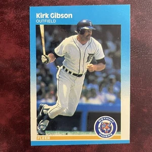 1987 Fleer GLOSSY Set KIRK GIBSON #151 DETROIT TIGERS - NM/MINT *HIGH GRADE* - Picture 1 of 1