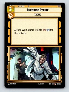 Command Vigilance Surprise Strike Tactic Event Card Attack Power 2C 0H 3P - Picture 1 of 10