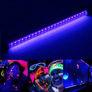 30cm UV LED Röhre Schwarzlicht Schwarzlichtröhre Party Club Dekor &EU-Stecker - Bild 1 von 11