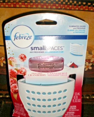 (1) Febreze Small Spaces FRESH TWIST CRANBERRY refill fit Set & Refresh - Image 1 of 4