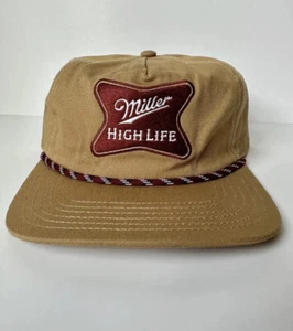 Sombrero de camionero con logotipo de cerveza Miller High Life RARO vintage - Imagen 1 de 2