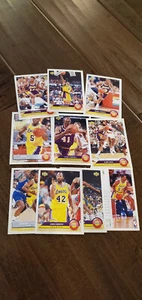 1992-93 UPPER DECK LOS ANGELES LAKERS 10 CARD SET WORTHY SCOTT GREEN DIVAC  - Picture 1 of 1