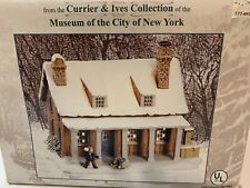 Currier & Ives The Snow Storm Museum of the City of NY House Christmas Village