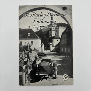The Harley Davidson Enthusiast Magazine February 1931 - Original - Picture 1 of 12