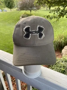 Cappello berretto Under Armour logo OSFA marrone chiaro uomo cinturino schiena invecchiato - Foto 1 di 6