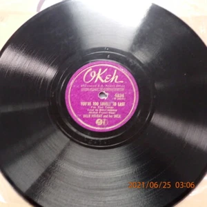 78 10" Billie Holiday OKEH 4834 You're Too Lovely To Last Why Did I Always Depen - Picture 1 of 2
