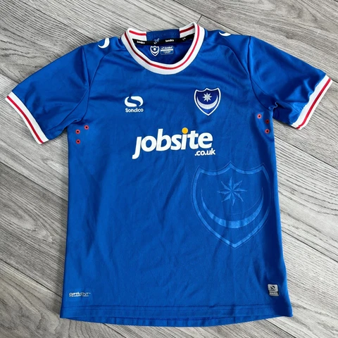 Portsmouth FC 2017/2018 Home Football Shirt Soccer Jersey Size 146/152 cm Cover