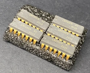 QTY 5 - LM709CN Gold Leads NS 33rd week of 1970 NOS - Picture 1 of 3