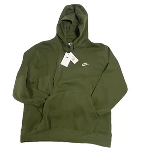 NUEVO Muestra Rara - Sudadera con Capucha Nike Para Hombres XL Oliva Sudadera Swoosh Pullover con Capucha - Imagen 1 de 6