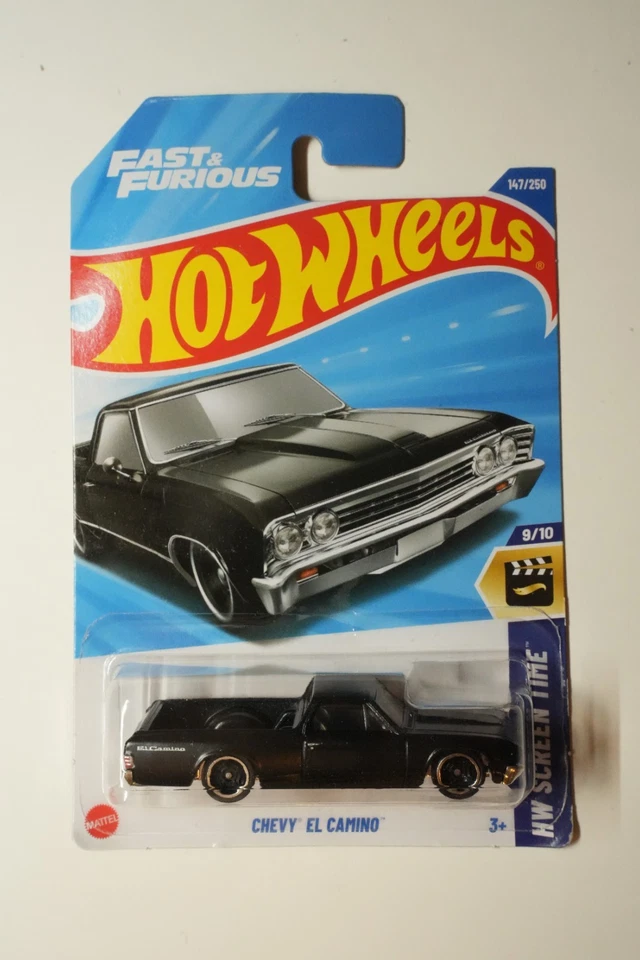 2025 Hot Wheels FAST & FURIOUS Chevy El Camino (International Card) - Image 1 of 1
