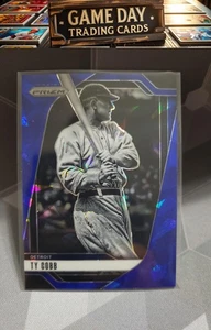 Panini Prizm #191 Ty Cobb 2025 azul hielo agrietado Detroit Tigers - Imagen 1 de 2