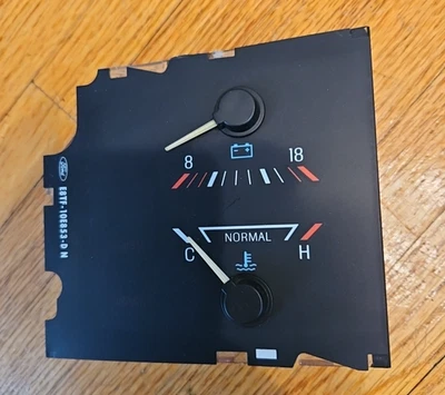 Ford Bronco F150 F250 F350 1987-1991 fabricante de equipos originales medidor de temperatura del agua de voltaje de la batería Foto 1 de 3