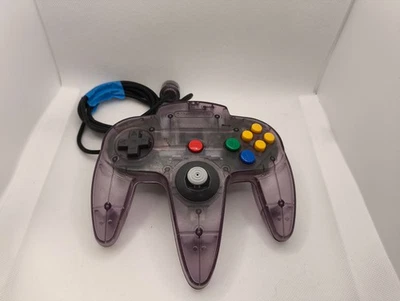 Controlador Nintendo 64 N64 púrpura atómico transparente OEM NUS-005 Foto 1 de 4