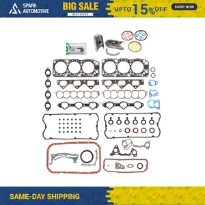 Full Gasket Set Bearings Rings Fit 94-96 Mitsubishi Montero 3.5 DOHC 6G74 - Bild 1 von 12