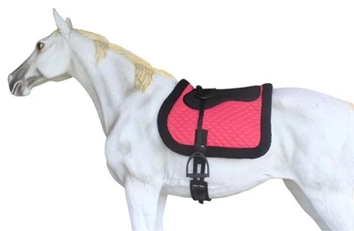 Almofada acolchoada de lã para trilha cavalo inglês 72F48 - Imagem 1 de 4