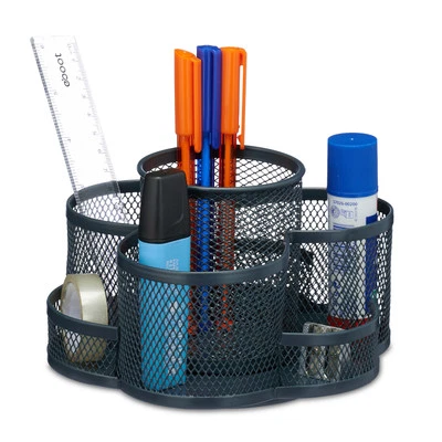 Stiftehalter drehbar Schreibtisch Organizer Drehbarer Stiftebecher 7 Fächer - Bild 1 von 4