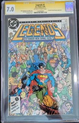 Legends #2 Signed By The Great Len Wein (Giant Size X-men #1) CGC SS 7.0 Byrne - Image 1 of 4