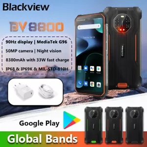 Global Version Blackview BV8800 Helio G96 Rugged Phone 90Hz 8GB+128GB 8380mAh - Picture 1 of 36