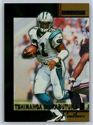 1996 Score Board NFL Lasers Tshimanga Tim Biakabutuka Rookie Panthers RC #77 - Image 1 of 2