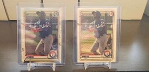Sherten Apostel 2020 1st Bowman Lot Chrome + Paper Texas Rangers - Bild 1 von 3