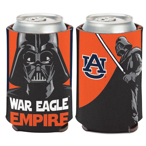 Auburn University Can Cooler 12 oz. Star Wars War Eagle Empire Koozie Cover