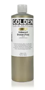 Painting Acrylic Fluids Golden 473ml Bronze Iridescent Fine S7 - Picture 1 of 1