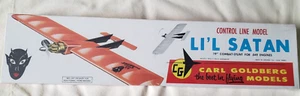 Control Line Li'l Satan 19" Plane Carl Goldberg Model Kit - Picture 1 of 2