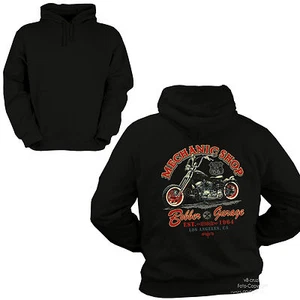 Sudadera Motociclista Capucha Personalizada Choppers Taller Garaje Bobber Sudadera con Capucha *4239 bl - Imagen 1 de 3