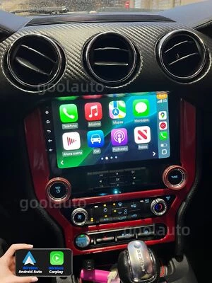  CARPLAY FOR FORD MUSTANG 2015-2021 ANDROID 13 CAR STEREO RADIO GPS 2+32GB - Image 1 of 4
