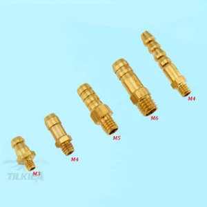 2pcs Rc Boat Water cooling faucet M3 M4 M5 M6 Thread Water Nipples Fuel Nozzles - Picture 1 of 11