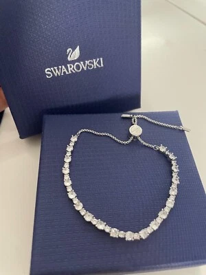 Swarovski  Matrix Tennisarmband, Rhodiniert, Neu, unbenutzt - Bild 1 von 2