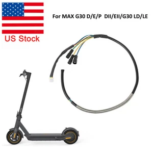 US- Electric Scooter Rear Drive Wheel Motor Cable Plug For Ninebot G30 Max Parts - Picture 1 of 16