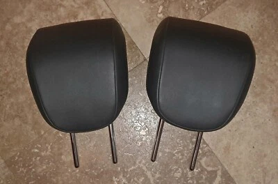 2013-2019 Buick Encore Rear Seat Head Rest Black Leather Set of 2 2014 2015 2018 - Image 1 of 4