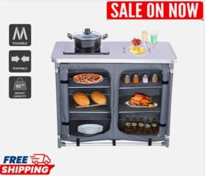 Komodo Instant Set Up 6 Shelf Camping Cupboard Camp Kitchen Furniture Pantry - Picture 1 of 6