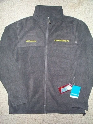 (2025-2026) COLUMBIA Oregon Ducks ($60) Jersey Chaqueta polar HOMBRE/HOMBRE (xl) Foto 1 de 4
