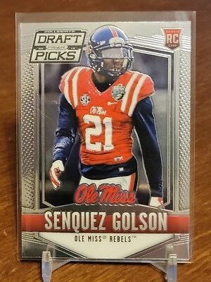 2015 Panini Prizm Collegiate Draft Picks Senquez Golson RC Ole Miss Rebels #237 - Image 1 of 2