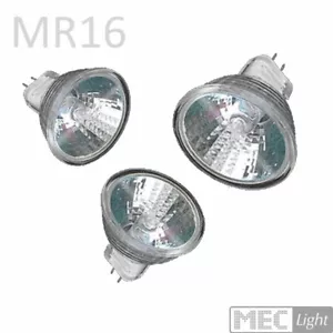 5x MR16/ GU5.3 Halogen Strahler / Spot 12V NV 20W 35W 50W (Reflektorlampe,50mm) - Bild 1 von 1