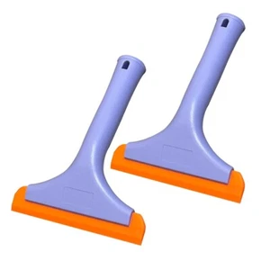 5 UNITS Super Flexible Silicone Squeegee 7½"x5.9" Window Decal and Car Squeegee - Bild 1 von 6
