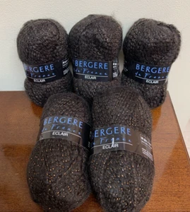 New Lot of 5 Bergere De France Yarn Eclair50g Eclipse 22381 - Picture 1 of 4