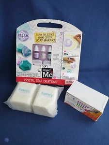 Soap Making Supply Lot - Colorant, Shea Butter Soap Base, Molds - Picture 1 of 4