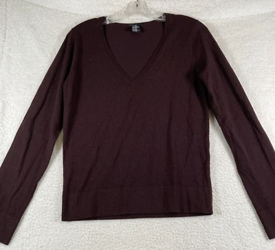 Suéter Pullover Mujer Theory Manga Larga Marrón Ligero, Talla L Foto 1 de 4