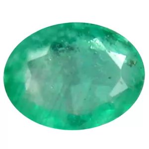 0.41 ct Remarkable Oval Cut (5 x 4 mm) Colombian Emerald Natural Gemstone - Picture 1 of 1