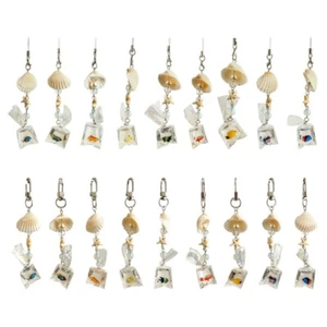 Natural Seashells Fish Charm Convenient for Phones Bags and Home Decoration - Zdjęcie 1 z 26