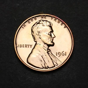 1961-P Proof Lincoln Memorial Cent DDO Double Die Variety (61-03) - Picture 1 of 9