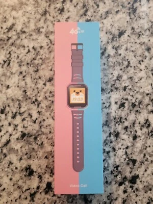 Kids Smart Watch 4G LTE Smartwatch Phone Anti-lost SOS Call for iOS Android - Image 1 of 4