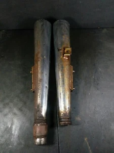80 Honda CX500c Custom 1980 Exhaust Pipe Mufflers cx500 CX 500c 500 left right - Picture 1 of 12